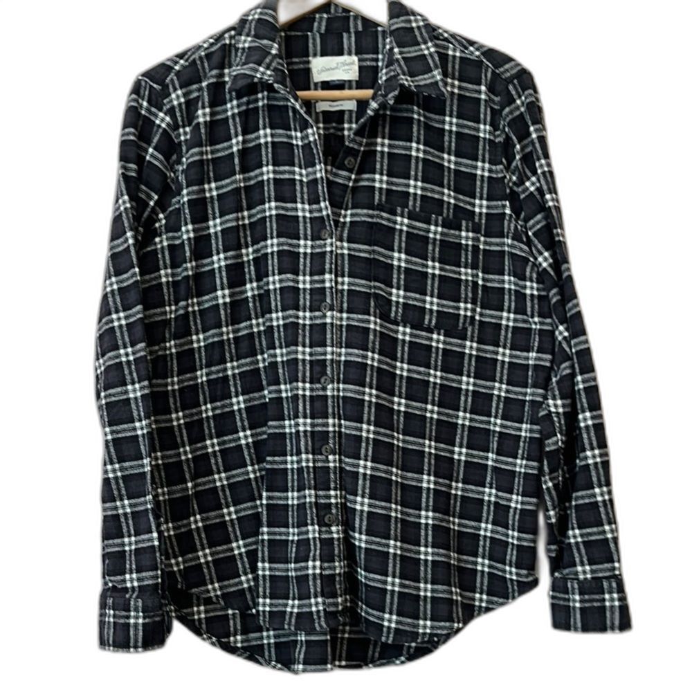 Universal Thread Relaxed Fit Plaid Flannel Shirt Medium Cabin Fall Lumberjack